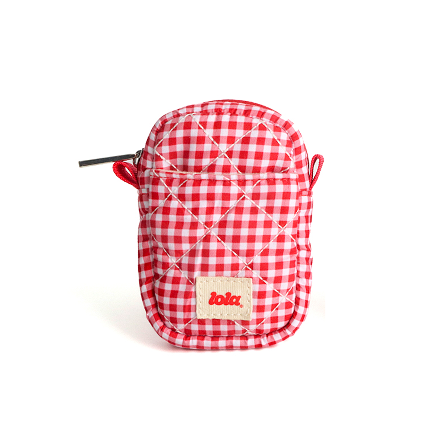 Camera Pouch - Red Gingham