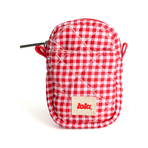 Camera Pouch - Red Gingham