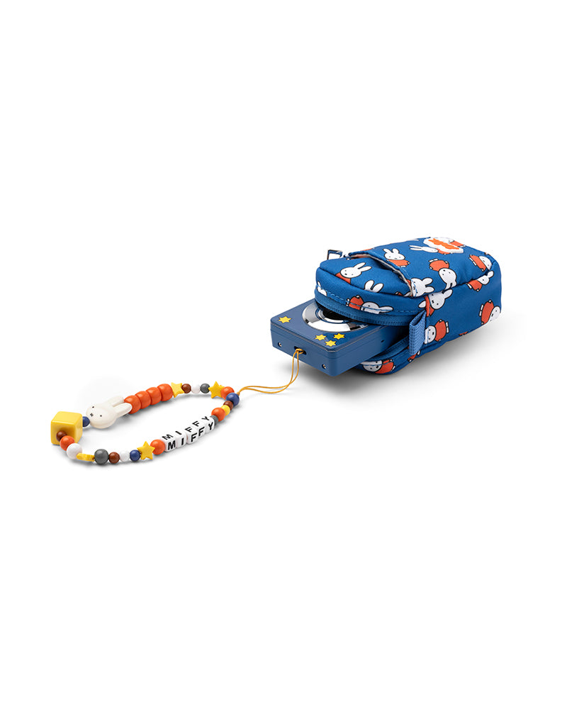 Miffy camera and pouch with a beaded Miffy wrist strap